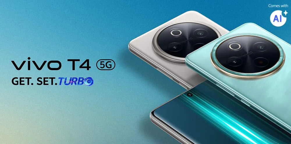 Vivo t4 - 5g - 8 gb ram - 128 gb storage