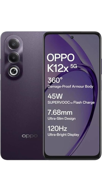 oppo k12 x - 6 gb ram - 128 gb storage