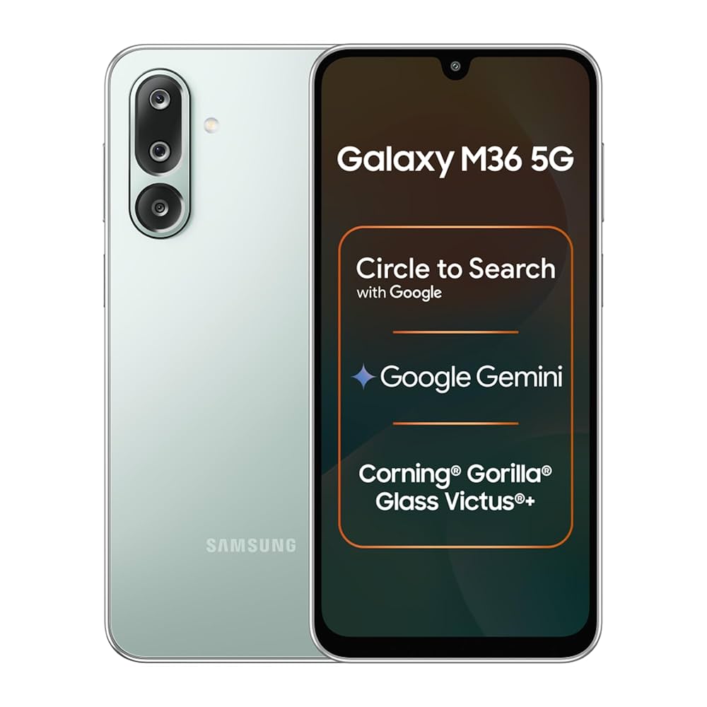 Samsung m36 - 5g - 6 gb ram - 128 gb storage