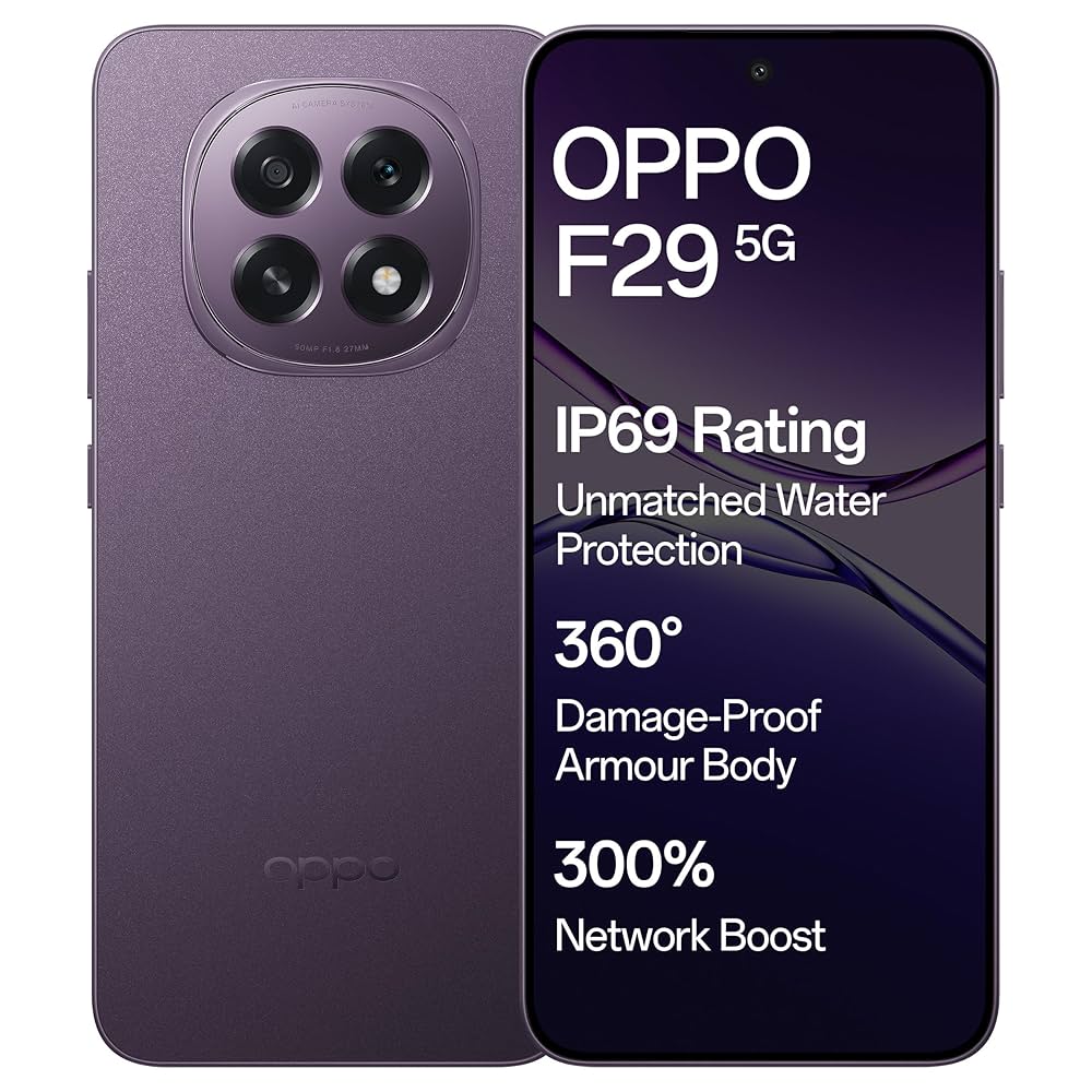 oppo f29 - 5g - 8 gb ram - 256 gb storage