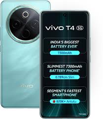 Vivo t4 - 5g - 12 gb ram - 256 gb storage