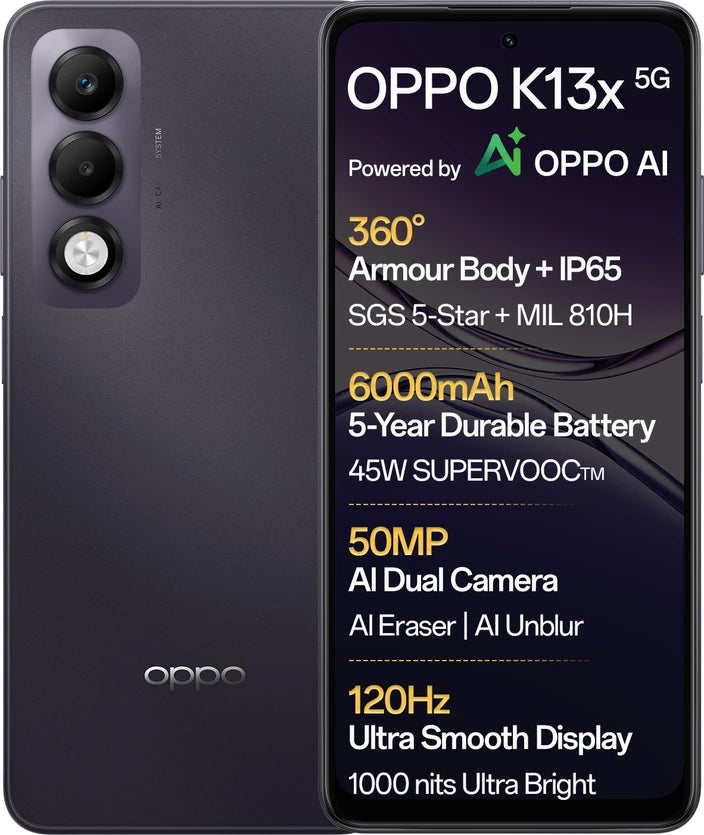oppo k13 x - 5g - 4 gb ram - 128 gb storage